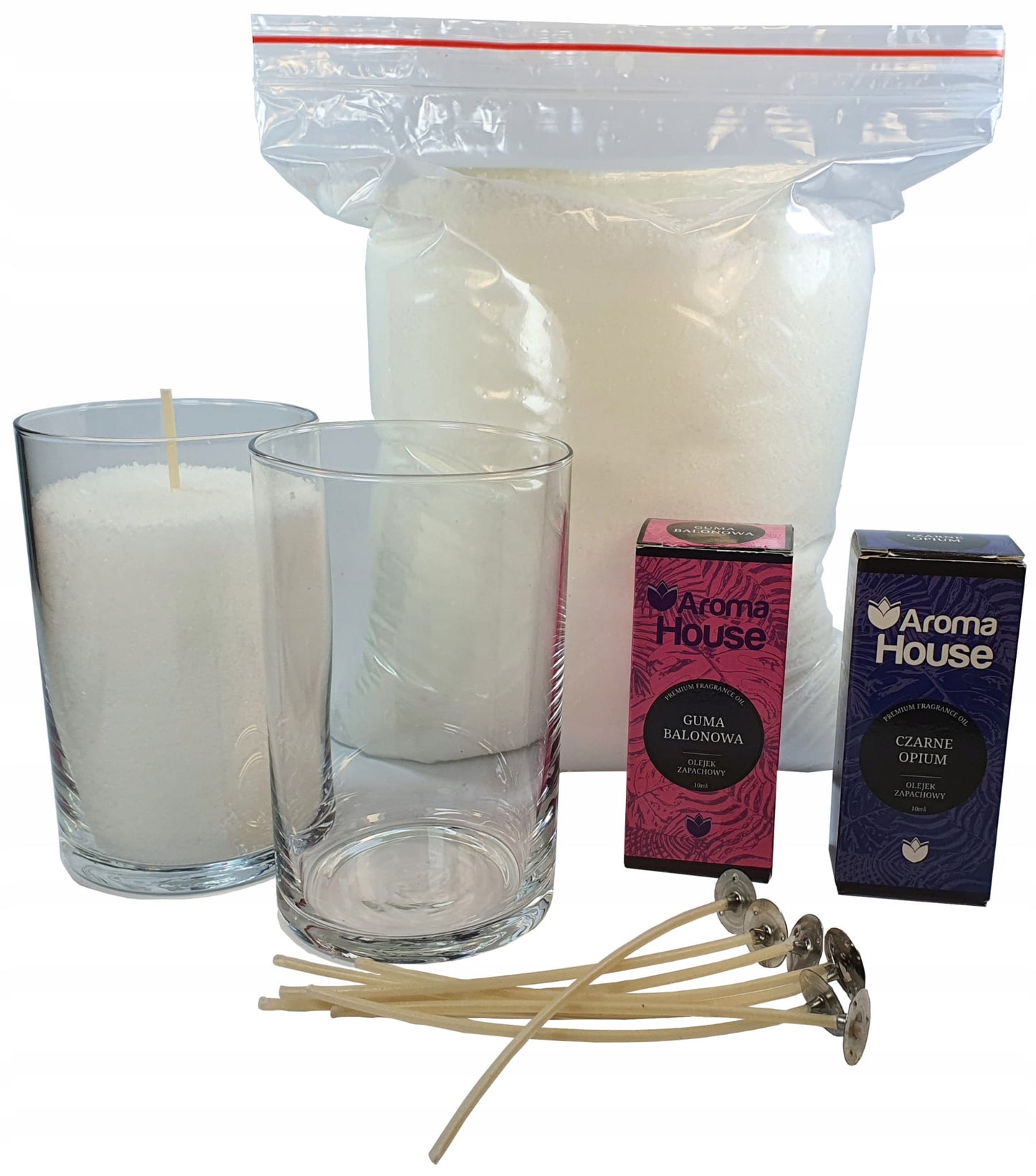 Zestaw do tworzenia świec sypanych