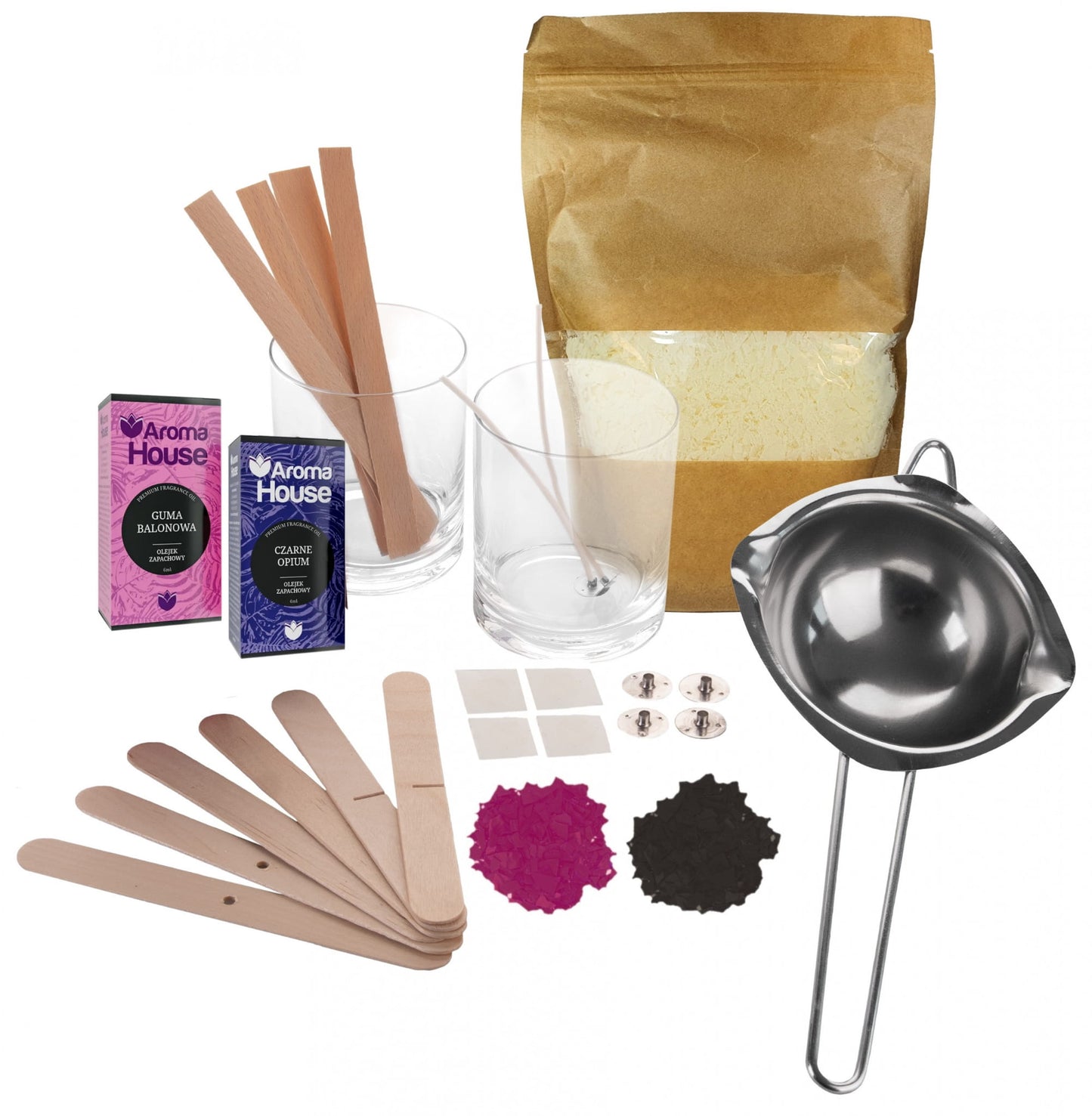 Kompaktowy zestaw do wyrobu świec - Idealny dla początkujących